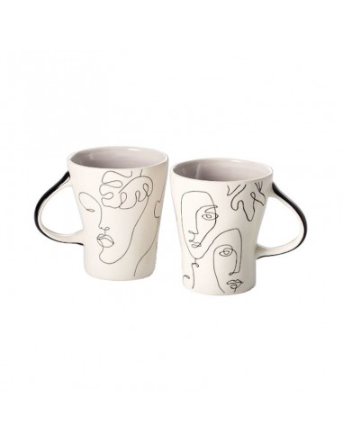 Taza Mailin cerámica 350ml 2 modelos DUO