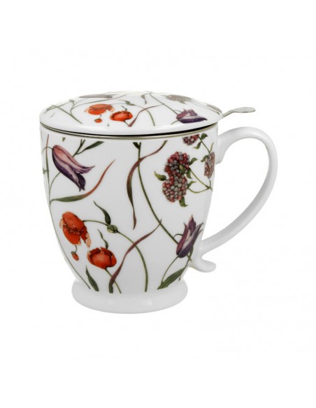 Taza Meadow de porcelana 0,5l con filtro y tapa