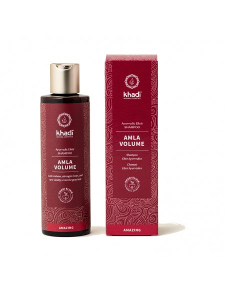 Champú Elixir Ayurvédico Amla Volume 200ml Khadi