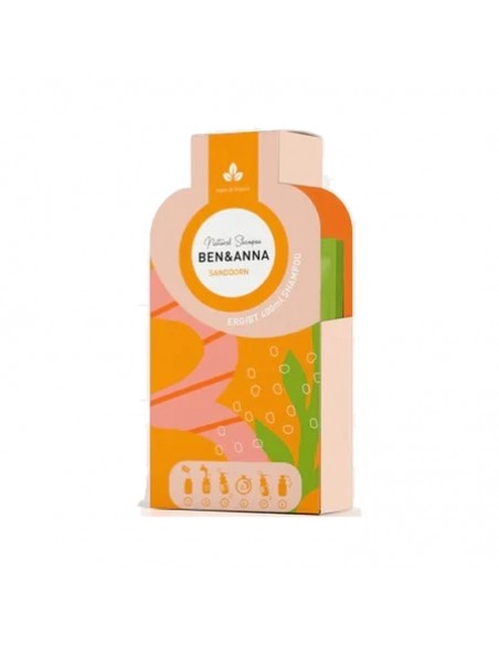 Envase de champú en copos espino amarillo 2x20g Ben&Anna
