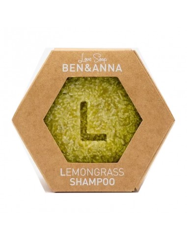 Envase de champú sólido Lemongrass 60g Ben&Anna