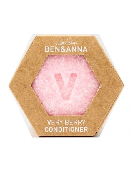 Envase de acondicionador sólido Very Berry 60g Ben&Anna