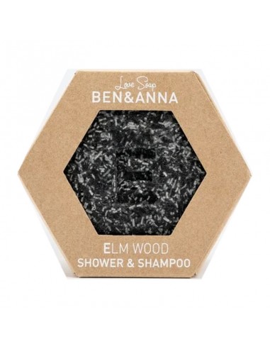 Envase de champú y gel sólido Elmswood 60g Ben&Anna