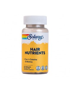 Bote de Hair Nutrients 60 cápsulas Solaray