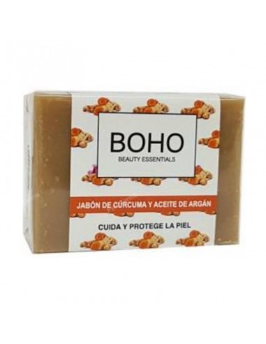 Jabón de cúrcuma y aceite de argán Boho Beauty Essentials de 100 g