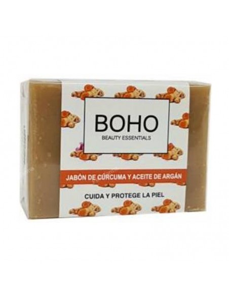 Jabón de cúrcuma y aceite de argán Boho Beauty Essentials de 100 g
