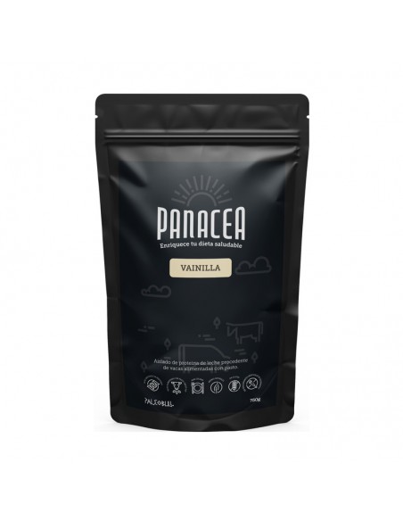 Bolsa de Panacea proteína de leche sabor vainilla de Paleobull, 750 g
