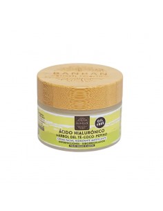 Crema facial de árbol del té y ácido hialurónico 50 ml Banban en tarro