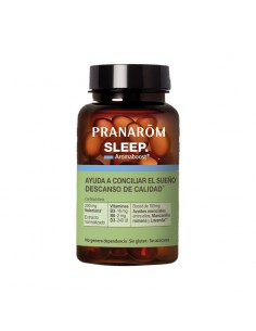 Frasco de Aromaboost Sleep de Pranarom, 60 cápsulas