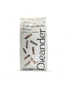 Bolsa de espirales tricolor Kristal de arroz Bio Oleander de 500 g
