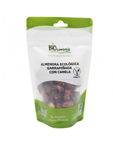 Bolsa de almendra garrapiñada con canela ecológica BioComercio de 150 g