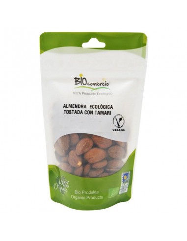 Bolsa de almendra ecológica tostada con tamari BioComercio de 150 g