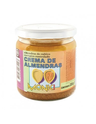 Crema de almendras Bio 330g Monki