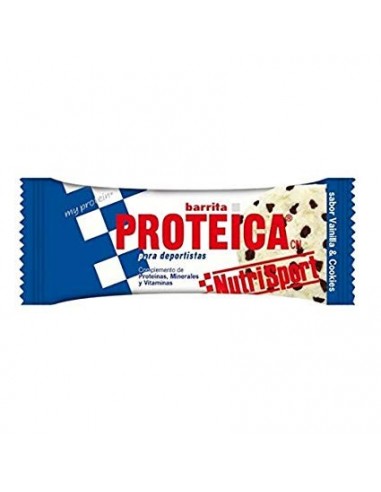 Barrita proteica vainilla & cookies...