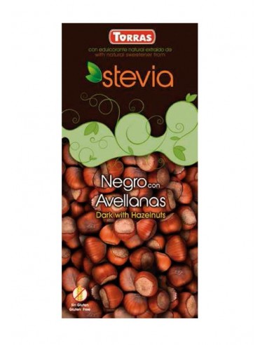 Chocolate negro con avellanas con...
