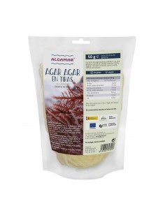 Agar agar en tiras 50g Algamar