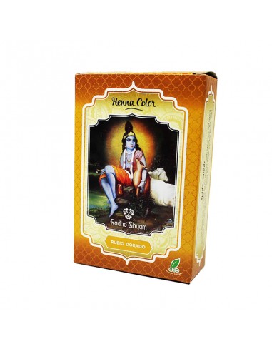 Henna rubio dorado polvo 100g Radhe...
