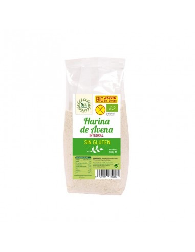 Harina de avena integral sin gluten...