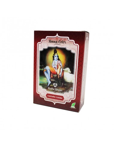 Henna castaño caoba polvo 100g Radhe...