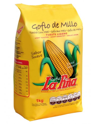 Gofio de maíz 1kg La Piña