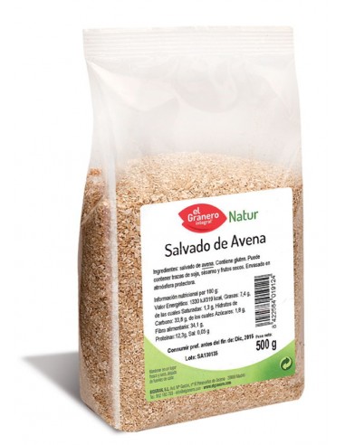 Salvado de avena 500g El Granero