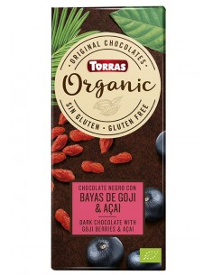 Chocolate negro con bayas...