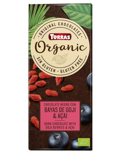 Chocolate negro con bayas de Goji y...