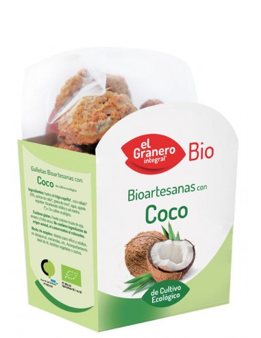 Galletas artesanas con coco Bio 220g...