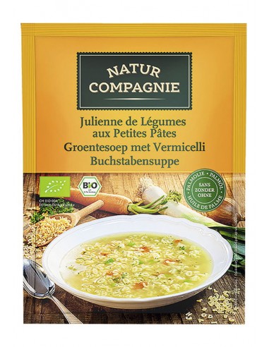 Sopa de verduras con pasta 40g Bio Natur