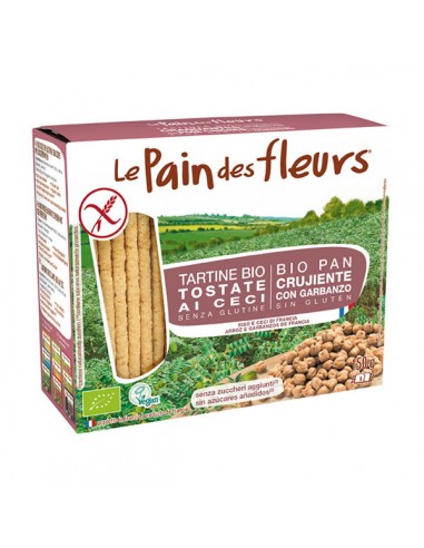 Tostadas de garbanzo sin gluten Bio...