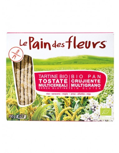 Pan crujiente multicereales Bio 150g...