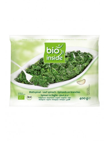 Espinacas en hoja Bio 400g Bioinside