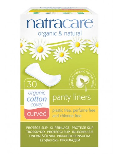 Salvaslip curvado Bio 30ud Natracare