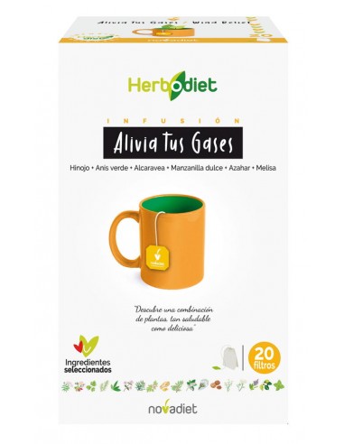 Herbodiet alivia tus gases 20 filtros...