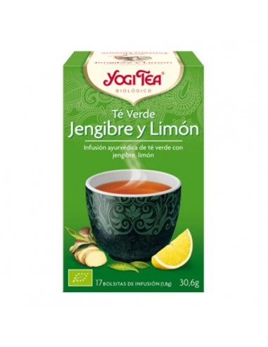Yogi Tea Té verde, jengibre y limón...