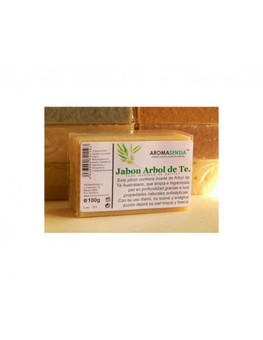 Jabón de árbol de té y karité 100g...