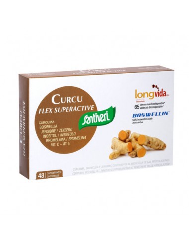 Curcu Flex Superactive 48comp Santiveri