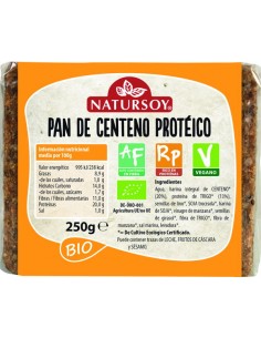 Pan de centeno proteico Bio...
