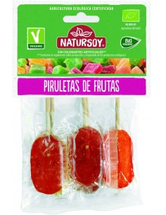 Piruletas 5 sabores Bio...