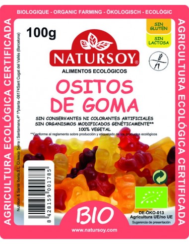 Ositos de goma Bio 100g Natursoy