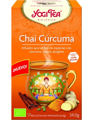 Yogi Tea Chai Cúrcuma 17 bolsitas