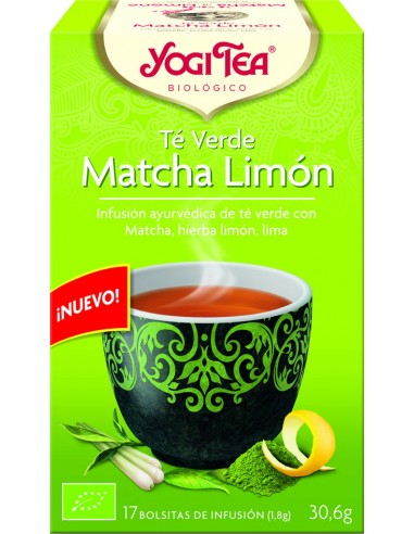 Yogi Tea Té verde Matcha Limón 17...