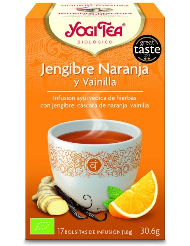 Yogi Tea de jengibre, naranja y...