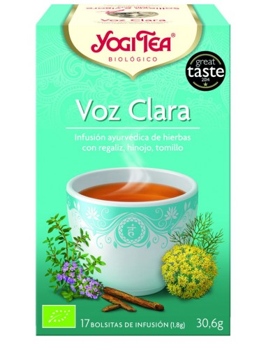Yogi Tea Voz Clara 17 bolsitas