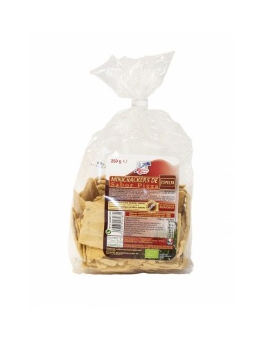 Mini Crackers espelta sabor pizza...