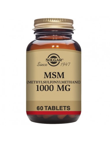 M.S.M 1000mg 60 tabletas Solgar