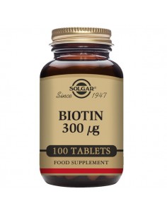 Biotina 300mcg 100comp Solgar