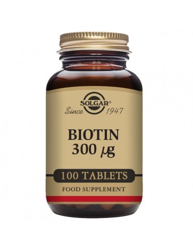 Biotina 300mcg 100comp Solgar