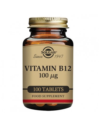 Vitamina B12 100mcg 100comp Solgar