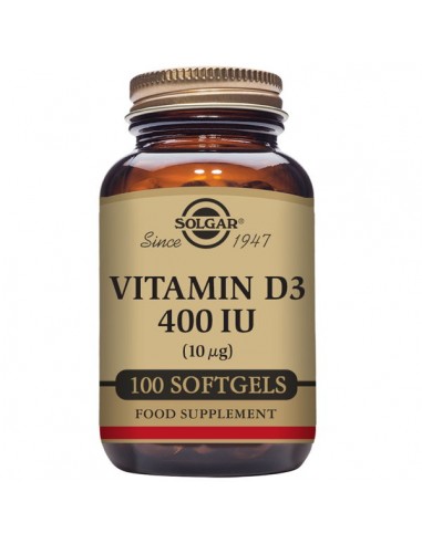 Vitamina D3 400ui 100perlas Solgar